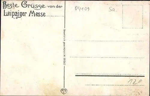 Ak Leipzig in Sachsen, Blick in die Petersstraße, Geschäfte, Odeonwerke, Fortephon