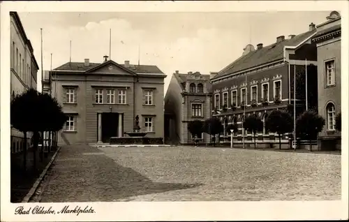 Ak Bad Oldesloe in Schleswig Holstein, Marktplatz