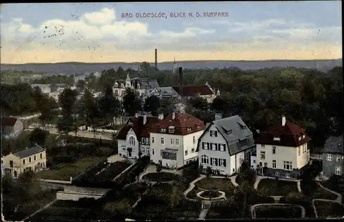 Ak Bad Oldesloe Schleswig Holstein, Blick nach dem Kurpark