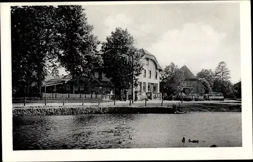 Ak Hoisdorf in Schleswig Holstein, Harm's Gasthof am Teich