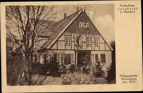 Ak Hoisdorf in Schleswig Holstein, Ferienheim Junghorst, Pädagogische Vereinigung von 1905