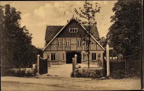 Ak Hoisdorf in Schleswig Holstein, Blick auf das Haus Junghorst, Ferienheim