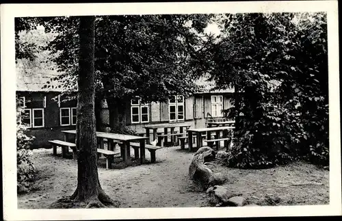 Ak Hoisdorf in Schleswig Holstein, Schullandheim Holstentor, Terrasse