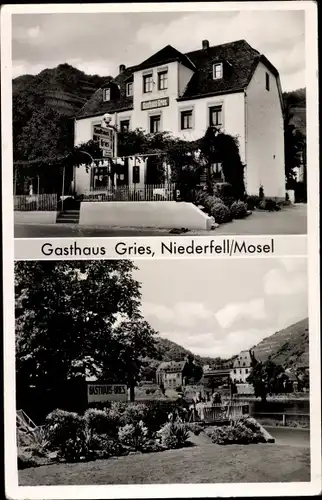 Ak Niederfell an der Mosel, Gasthof Gries