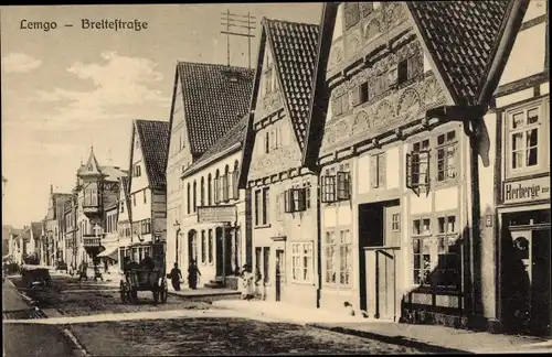 Ak Lemgo in Lippe, Breitestraße, Herberge