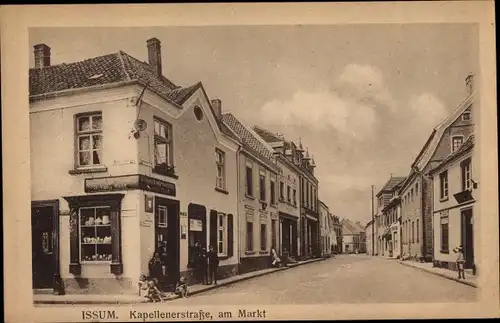 Ak Issum am Niederrhein, Kapellenstraße, Am Markt, Geschäft