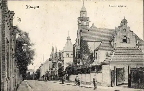 Ak Rheydt Mönchengladbach am Niederrhein, Bismarckstraße