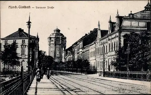 Ak Mönchengladbach Nordrhein Westfalen, Viersener Straße, Wasserturm 