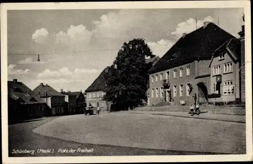 Ak Schönberg in Mecklenburg, Platz der Freiheit