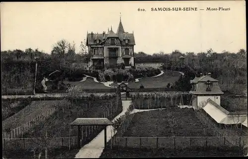 Ak Samois sur Seine Seine et Marne, Mont Fleuri