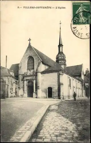 Ak Villers Cotterêts Aisne, L'Eglise