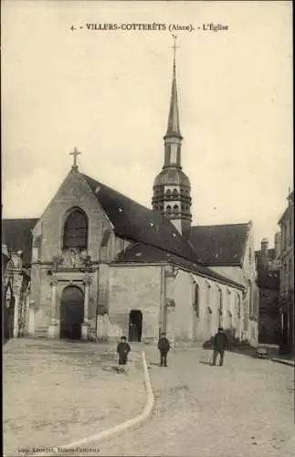 Ak Villers Cotterêts Aisne, L'Eglise