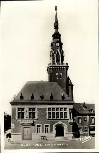 Ak Bapaume Pas de Calais, L'Hotel de Ville