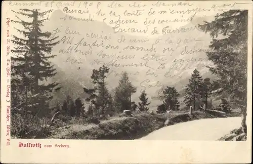 Ak Seewiesen Turnau Steiermark, Dullwitz vom Seeberg gesehen, Steirischer Seeberg