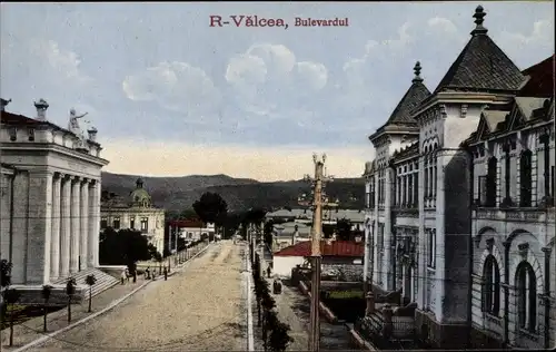 Ak Râmnicu Vâlcea Wultsch Rumänien, Bulevardul, Boulevard