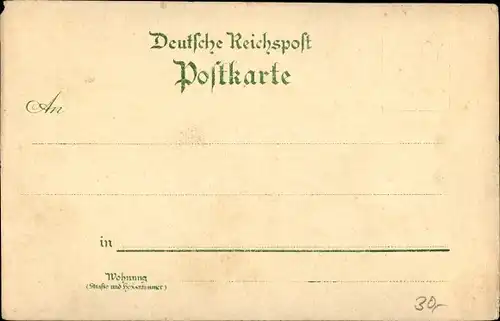 Litho Sehlis Taucha in Nordsachsen, Kirche, Schule, Gasthof