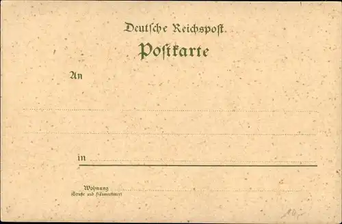 Litho Berliner Gewerbe Ausstellung 1896, Pavillon Rudolph Hertzog