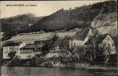 Ak Bad Kösen Naumburg an der Saale, Saalhäuser, Weingut