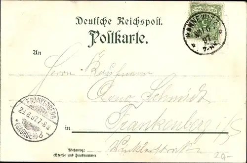 Litho Eutschütz Bannewitz Sachsen, Eutschützer Mühle, Gastwirtschaft