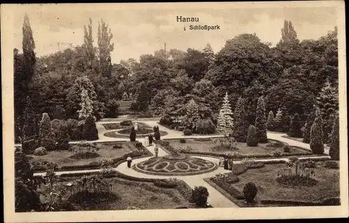 Ak Hanau am Main, Schlosspark