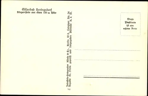 Ak Seebad Heringsdorf, Fliegeraufnahme von der Umgebung