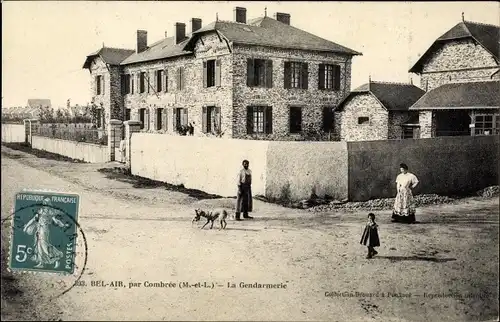 Ak Bel Air Combrée Maine et Loire, La Gendarmerie