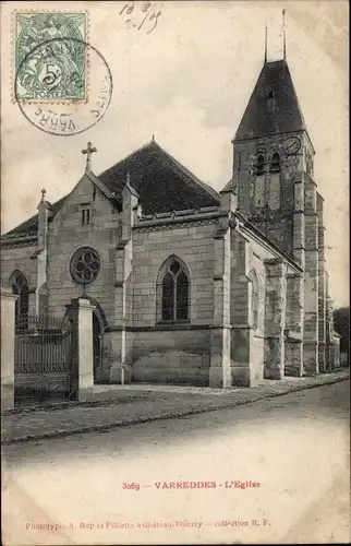 Ak Varreddes Seine et Marne, L'Eglise