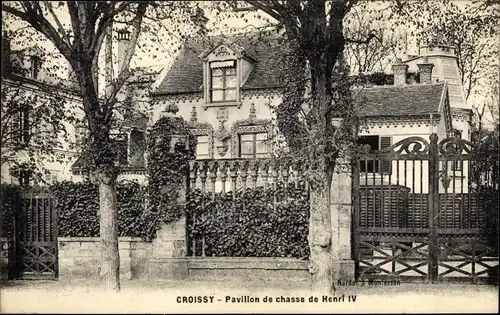 Ak Croissy Yvelines, Pavillon de chasse de Henri IV