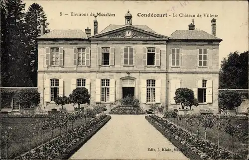 Ak Condécourt Yvelines, Le Chateau de Villette