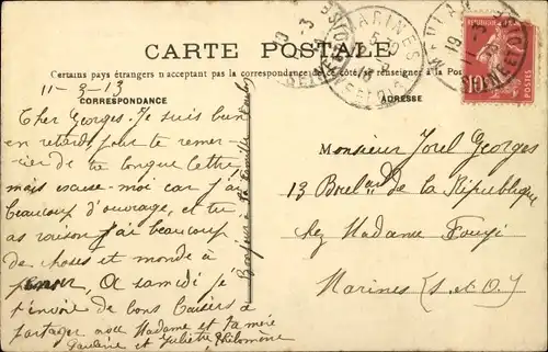 Ak Condécourt Yvelines, Le Chateau de Villette