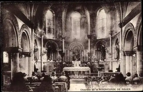 Ak Rouen Seine Maritime, Chapelle de la Misericorde