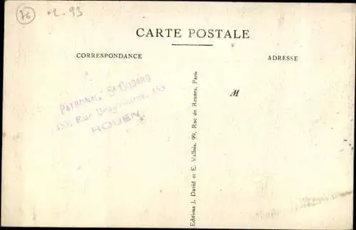 Ak Rouen Seine Maritime, Pensionnat Beauvoisine, Les Classes