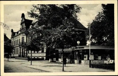 Ak Itzehoe in Schleswig Holstein, Reisebüro, Postamt