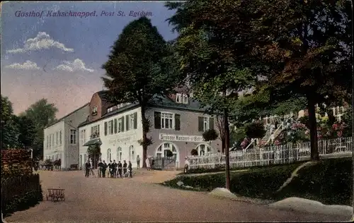 Ak Kuhschnappel Sankt Egidien in Sachsen, Gasthof