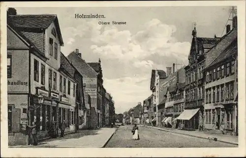 Ak Holzminden an der Weser, Obere Straße