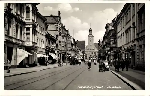 Ak Brandenburg an der Havel, Steinstraße