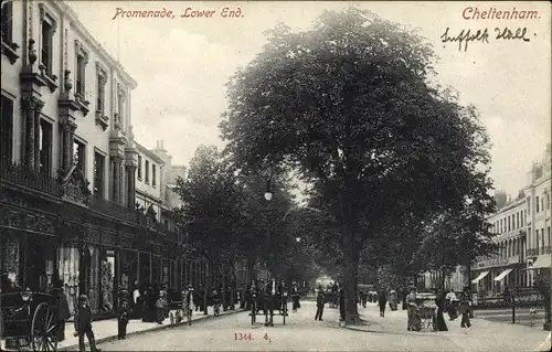 Ak Cheltenham Gloucestershire England, Promenade, Lower End