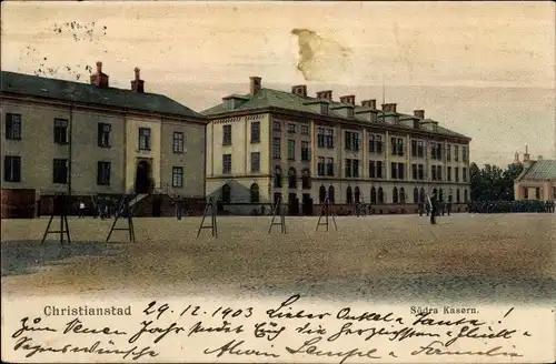 Ak Kristianstad Schweden, Kaserne