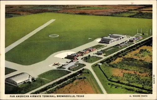 Ak Brownsville Texas USA, Pan American Airways Terminal
