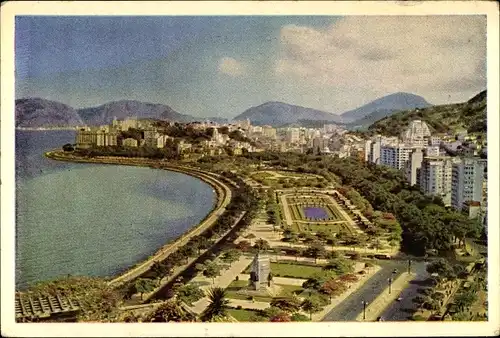 Ak Rio de Janeiro Brasilien, Av. Beira Mar