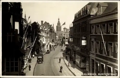 Ak Nijmegen Gelderland, Burchtstraat