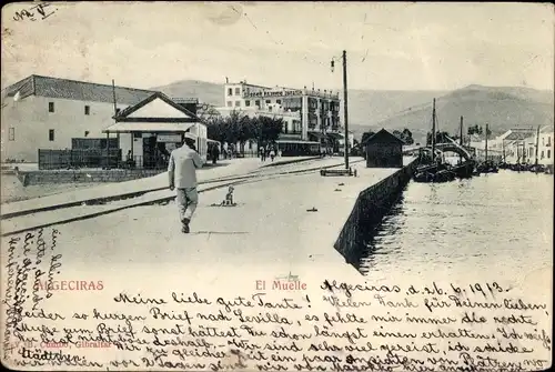 Ak Algeciras Andalusien, El Muelle