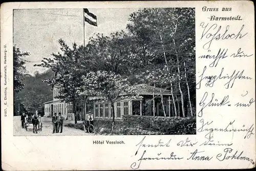 Ak Barmstedt in Holstein, Hotel Vossloch