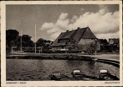 Ak Barmstedt in Holstein, Seegaststätte