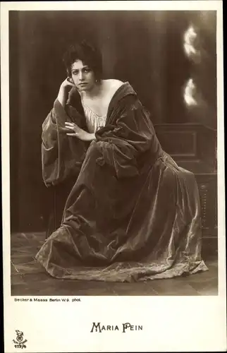 Ak Schauspielerin Maria Pein, Portrait, RPH 117 4
