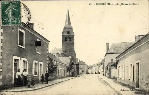 Ak Cherré Maine et Loire, Entree du Bourg
