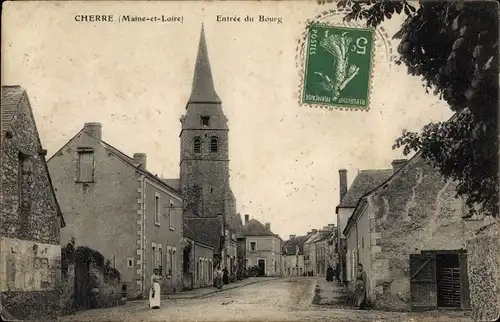 Ak Cherré Maine et Loire, Entree du Bourg