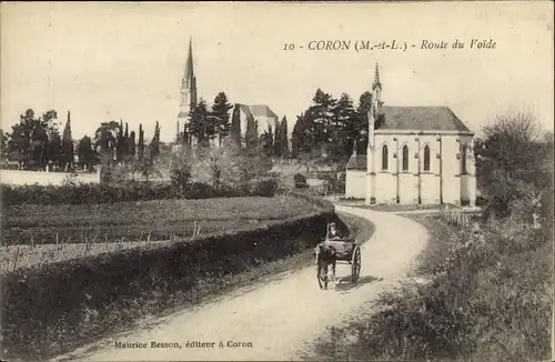 Ak Coron Maine et Loire, Route du Voide