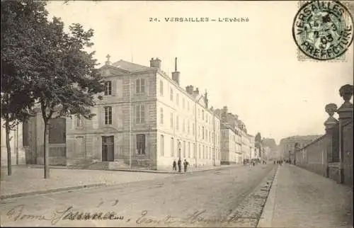 Ak Versailles Yvelines, L'Eveche