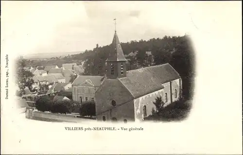 Ak Villiers pres Neauphle Yvelines, Vue generale
